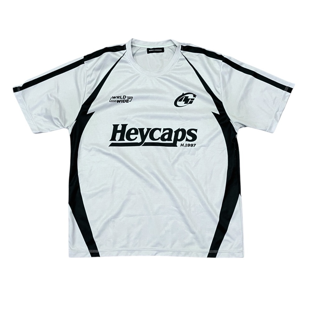 Heycaps White and Black Graphic T-Shirt